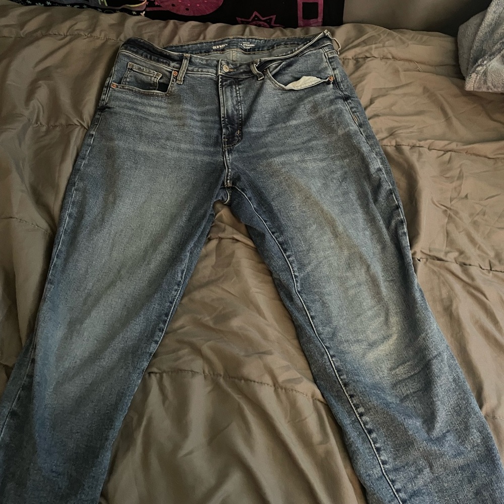 old navy high rise jeans!